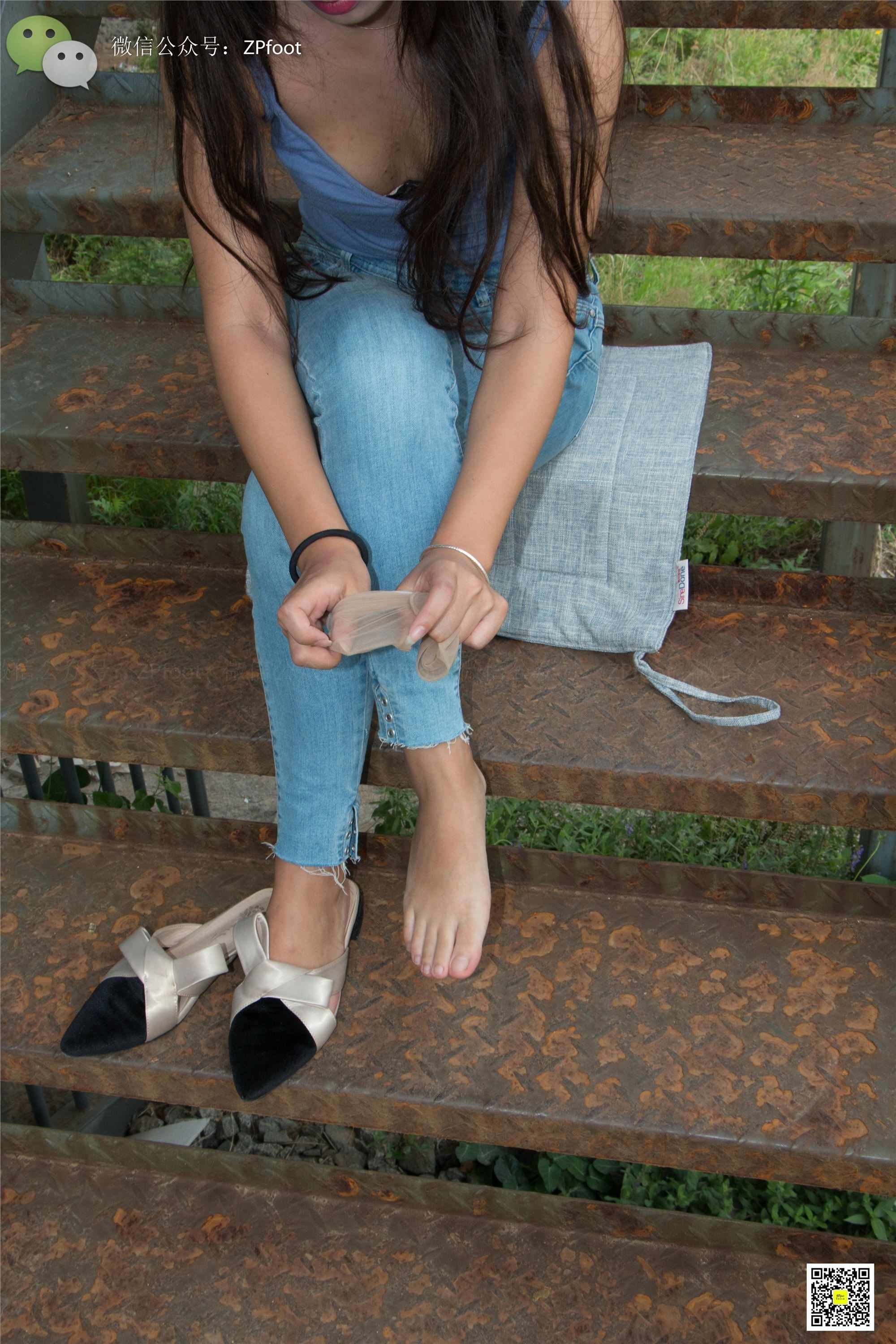 LSS山茶摄影 NO.010 芍药的短丝裸足